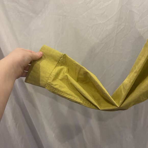 Mens mustard yellow button down shirt Tascawa Bollywood - Picture 5 of 10